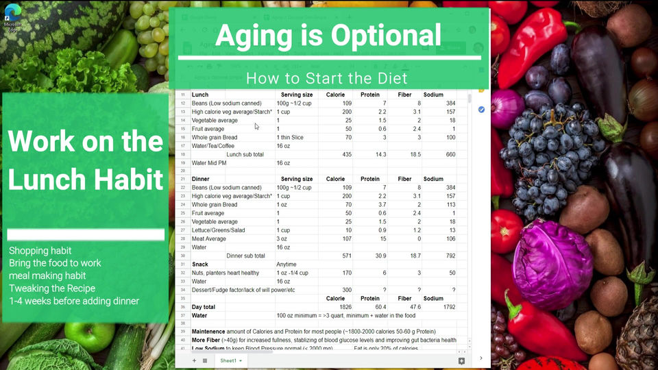 Aging is Optional Diet - How to Start